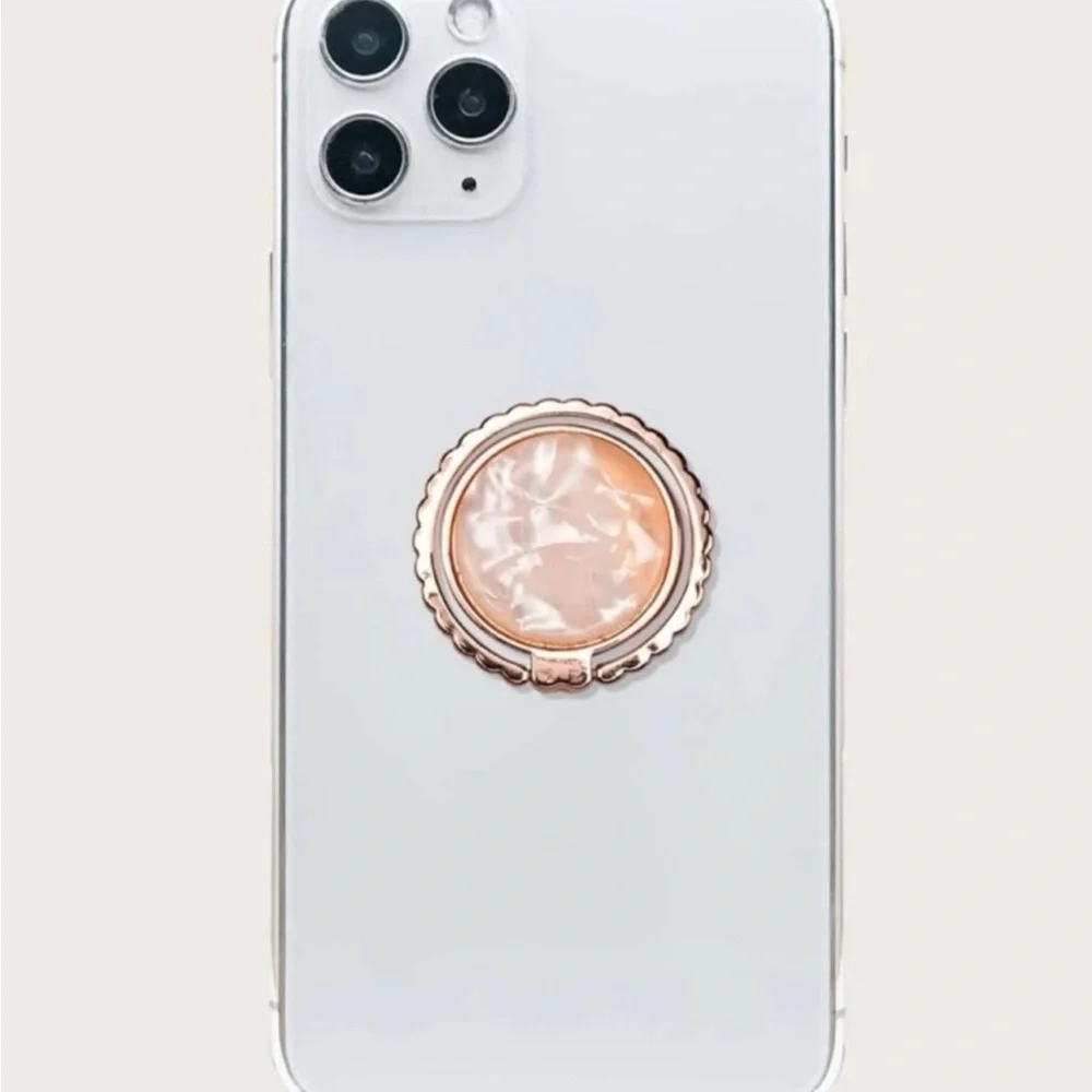 ⭐️White and Rose Gold Holster Clip for Cell Phones